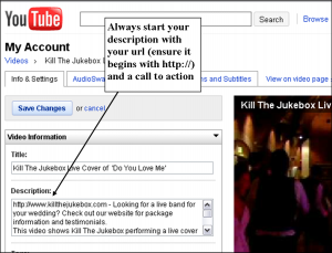 YouTube Marketing Tips - Description Field