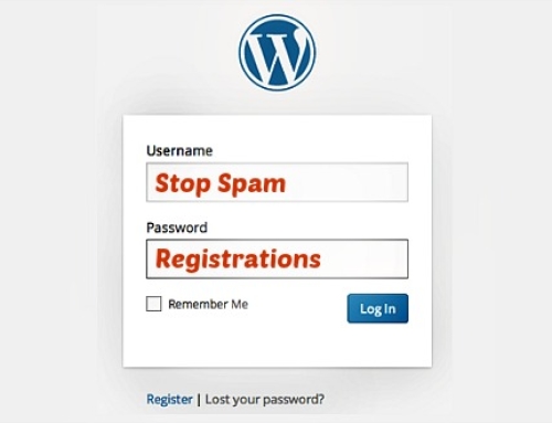 How To Stop Spam Registrations On A WordPress Blog