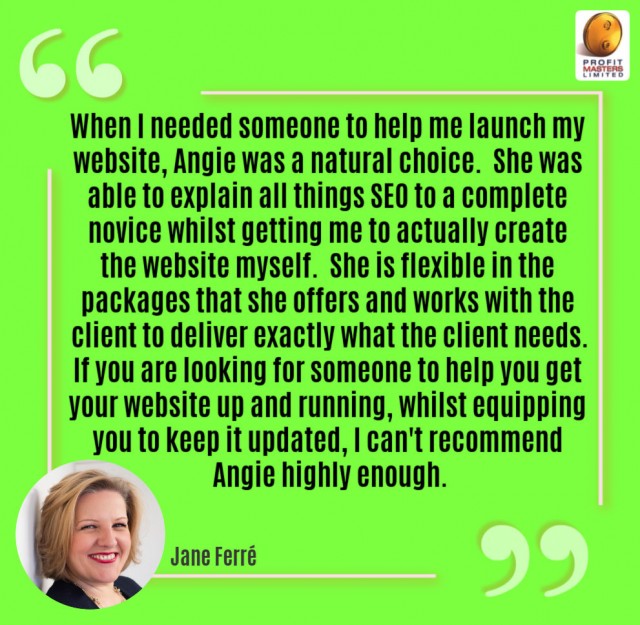 Client Testimonial - SEO & Website Build Support